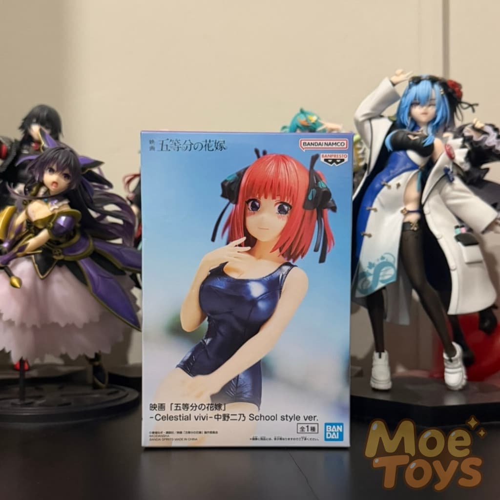 BANPRESTO Celestial Vivi Figure - Nino Nakano - School Swimsuit - Gotoubun no Hanayome